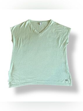 [Orvis] Mint Green Cap Sleeve Knit Top